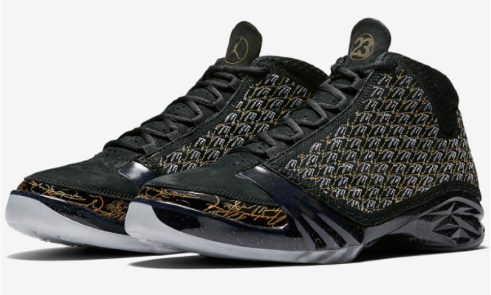 Jordan 23 flight 3 nere e on sale oro